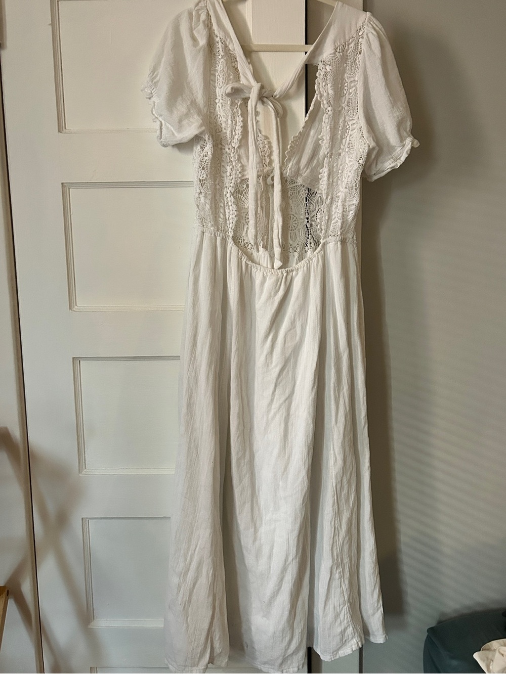 Free People All You Need Is Lace Midi in Ivory XL - Picture 5 of 6